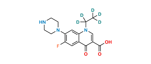 Picture of Norfloxacin-D5 (ethyl-D5)