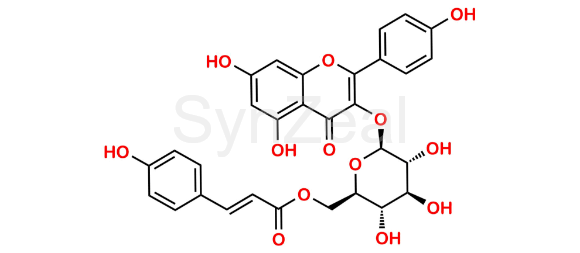 Picture of Kaempferol-3-O-(6''-O-p-Coumaroyl)Glucoside 