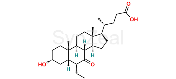 Picture of 3α-Hydroxy-7-Keto-6α-Ethyl-5β-Cholanic Acid