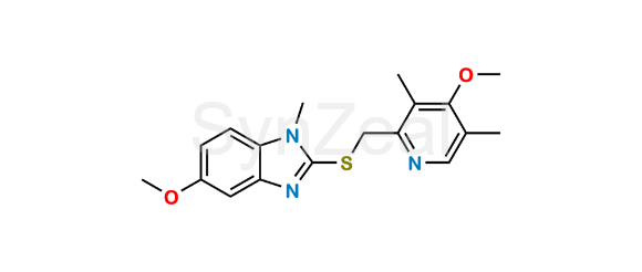 Picture of Omeprazole Sulfide N1-Methyl 5-Methoxy Analog