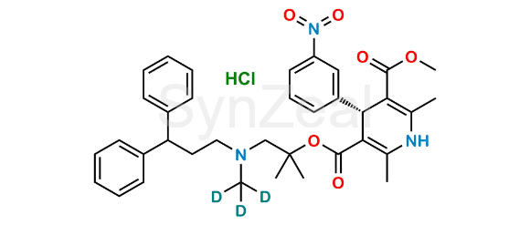 Picture of (R)-Lercanidipine-D3 Hydrochloride