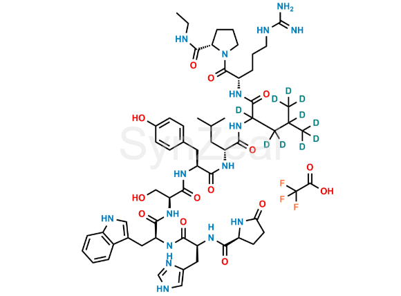 Picture of Leuprolide-d10 Trifluoroacetic Acid Salt