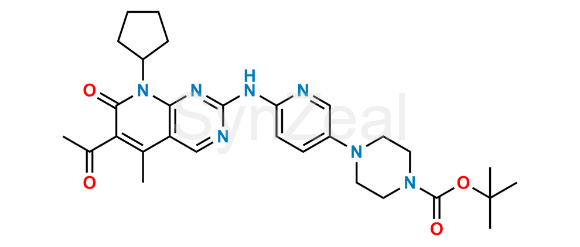 Picture of Palbociclib Acetyl Boc Impurity