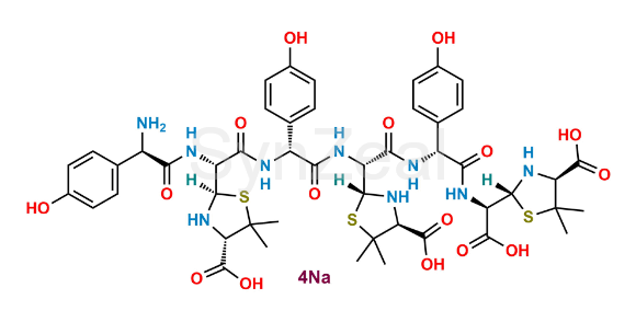 Picture of Amoxicillin Open RIng Trimer Impurity Sodium Salt