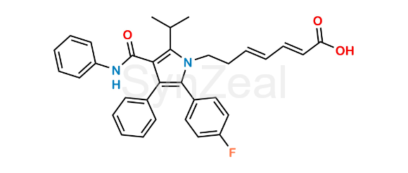 Picture of Atorvastatin 2,3,4,5-Dianhydro Acid