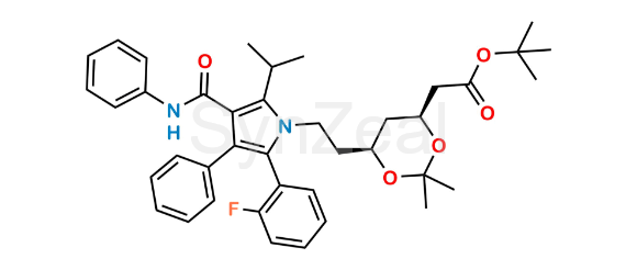 Picture of Atorvastatin 2-Fluoro t-Butyl Ester