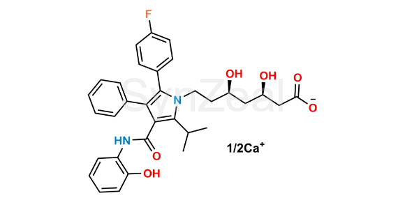 Picture of Atorvastatin 2-Hydroxy Analog Calcium salt