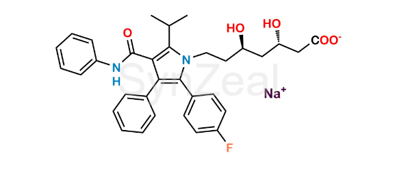 Picture of Atorvastatin USP Related Compound B  Sodium salt