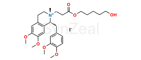 Picture of Atracurium Besylate Impurity D2 Iodide (cis-Quaternary Alcohol)