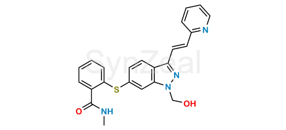 Picture of Axitinib N-Hydroxymethyl Impurity