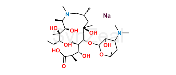 Picture of 3-Hydroxy Azithromycinoic Acid Sodium Salt 