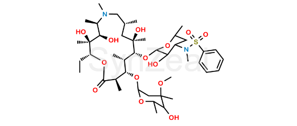 Picture of 3’-N-Demethyl-3’-N- (phenylsulfonyl) azithromycin