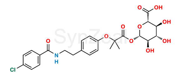 Picture of Bezafibrate Acyl Glucuronide