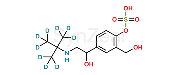 Picture of Salbutamol 4-o-Sulfate D9