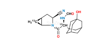 Picture of N-Formyl Saxagliptin-13C3