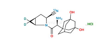 Picture of Hydroxy Saxagliptin-15N,D2 Hydrochloride