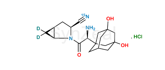 Picture of Hydroxy Saxagliptin-15N,D2 Hydrochloride