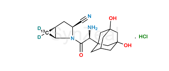 Picture of Hydroxy Saxagliptin-13C,D2 Hydrochloride