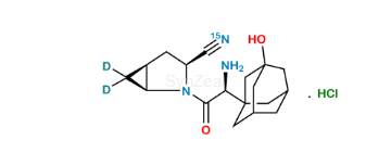 Picture of Saxagliptin-15N,D2 Hydrochloride
