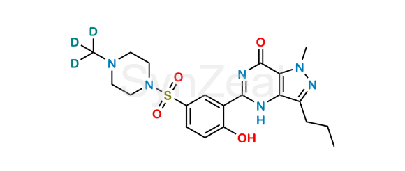 Picture of Desmethyl Sildenafil D3