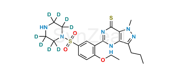 Picture of Desmethyl Thiosildenafil D8