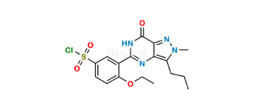 Picture of Demethylpiperazinyl Iso Sildenafil Sulfonyl Chloride