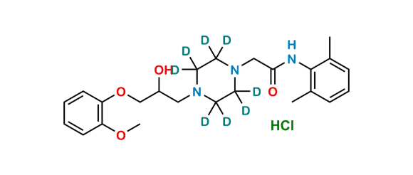Picture of Ranolazine D8 Hydrochloride