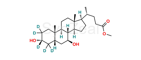 Picture of Ursodeoxycholic Acid D5 Methyl Ester