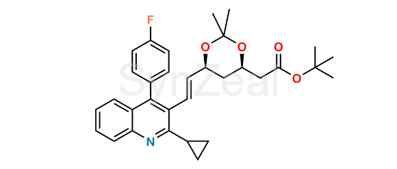 Picture of Pitavastatin Acetonide t-Butyl Ester