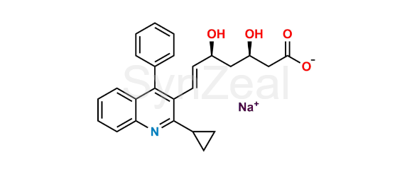 Picture of Pitavastatin Sodium Desfluoro Impurity