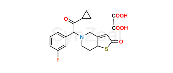 Picture of Prasugrel meta-Fluoro Isomer Thiolactone Oxalate
