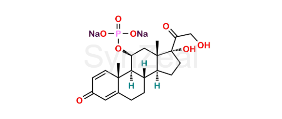 Picture of 
Prednisolone sodium phosphate Isomer II