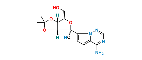 Picture of Remdesivir O-Desphosphate Acetonide Impurity