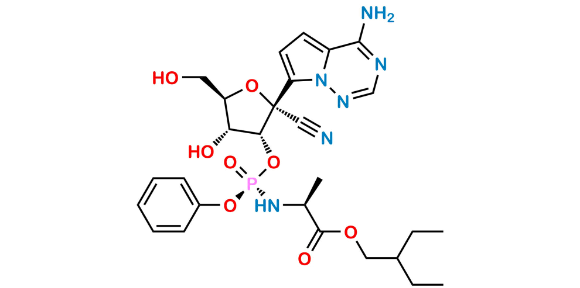 Picture of Remdesivir 5’-Desphosphate 2’-O-[(S)phosphate]