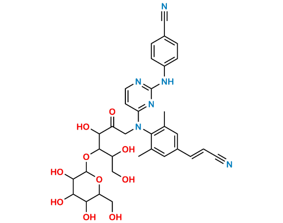 Picture of Rilpivirine Glycosamine and Amadori Rearrangement product-I