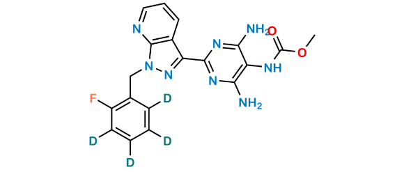 Picture of N-Desmethyl Riociguat-D4
