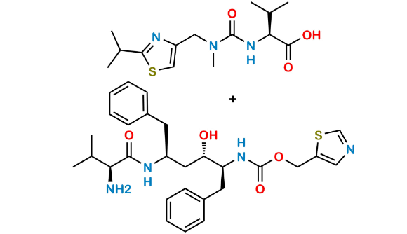 Picture of Mixture of ureidovaline and N-deacylvaline ritonavir
