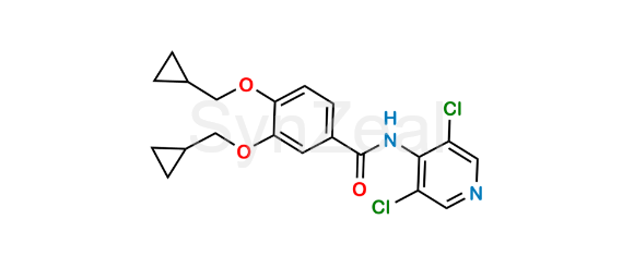 Picture of Roflumilast Dicyclopropylmethoxy Impurity 