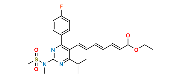 Picture of Rosuvastatin 2,3,4,5-Dianhydro Acid Ethyl Ester
