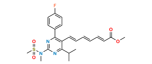 Picture of Rosuvastatin 2,3,4,5-Dianhydro Acid Methyl Ester