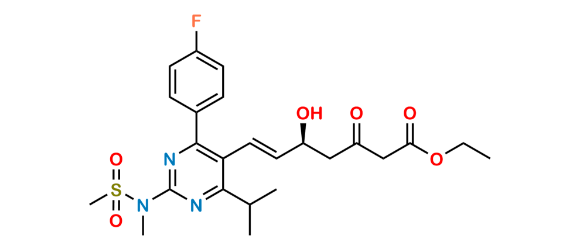 Picture of Rosuvastatin 3-Oxo Acid Ethyl Ester
