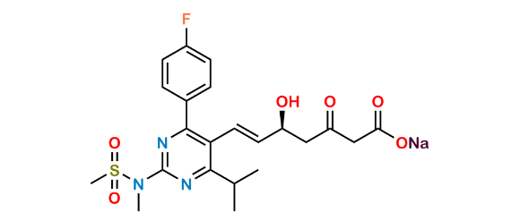 Picture of Rosuvastatin 3-Oxo Acid Sodium Salt
