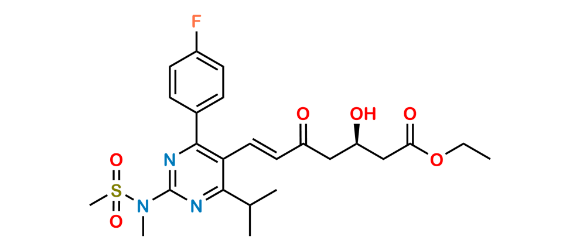 Picture of Rosuvastatin 5-Oxo Acid Ethyl Ester