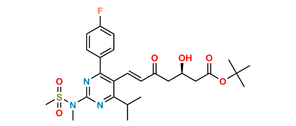 Picture of Rosuvastatin 5-Oxo Acid t-Butyl Ester