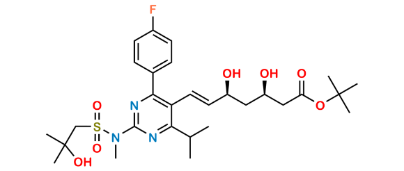 Picture of Rosuvastatin EP Impurity A t-Butyl Ester