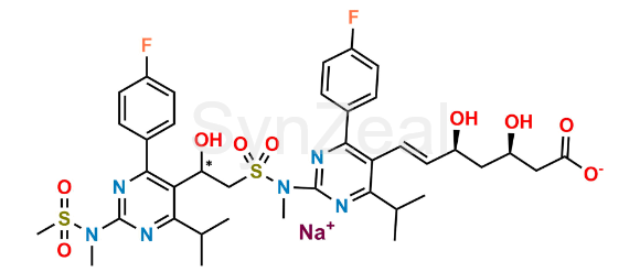 Picture of Rosuvastatin EP Impurity E (Sodium Salt)