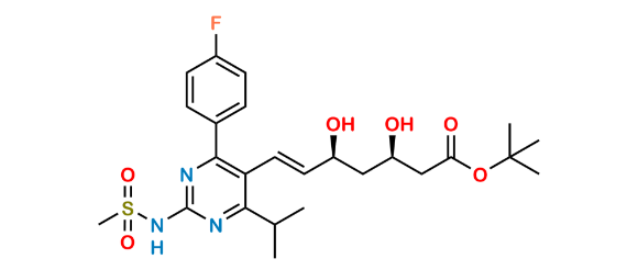 Picture of Rosuvastatin N-Desmethyl t-Butyl Ester