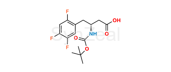 Picture of Sitagliptin Impurity 19 ((R)-Sitagliptin N-Boc-Acid Impurity)