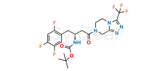 Picture of Sitagliptin Impurity 18 (Sitagliptin N-Boc Impurity)