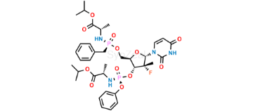 Picture of Sofosbuvir 3',5'-Bis-O-Phosphoramidate alpha-Isomer
